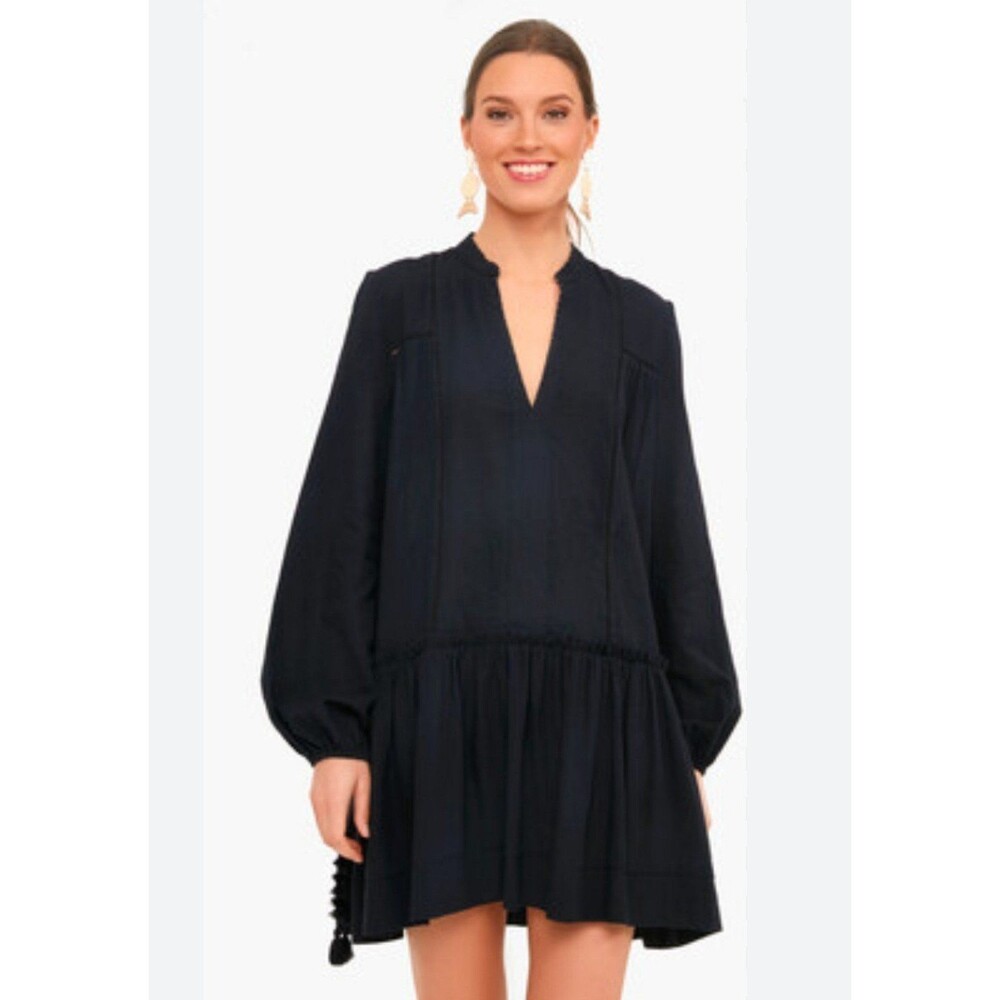 Pomander Place Tuckernuck Ophelia Shirt Dress in Black Size XS